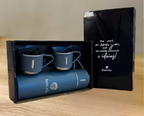 Kit Café e Conexões Personalizado – Brinde Corporativo para Encontros Relacionamento e Integração