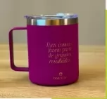 Copo Térmico Calmaria Personalizado – Brinde Corporativo em Inox 350ml com Parede Dupla