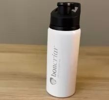 Garrafa Power Up Personalizada – Brinde Corporativo em Alumínio 650ml com Tampa Rosqueável