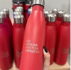 Garrafa CEO Alumínio Personalizada – Brinde Corporativo em Inox 750ml com Pintura Fosca