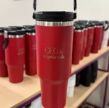 Copo Térmico CEO Personalizado – Brinde Corporativo em Inox 500ml com Acabamento Premium